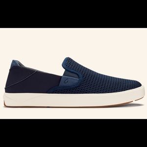 OluKai Navy Blue Slip-On Sneakers